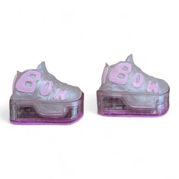 Rainbow High Doll Amaya Slime Edition Purple Clear Glitter Shoes Detachable Sole - Picture 2 of 6